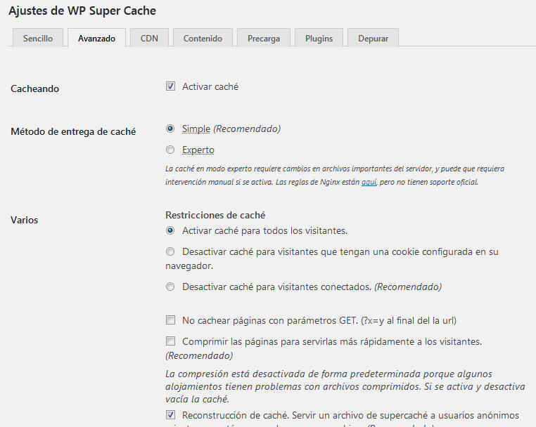 wpsupercache